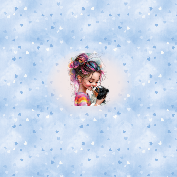 Cute Rainbow Girl Panel 2